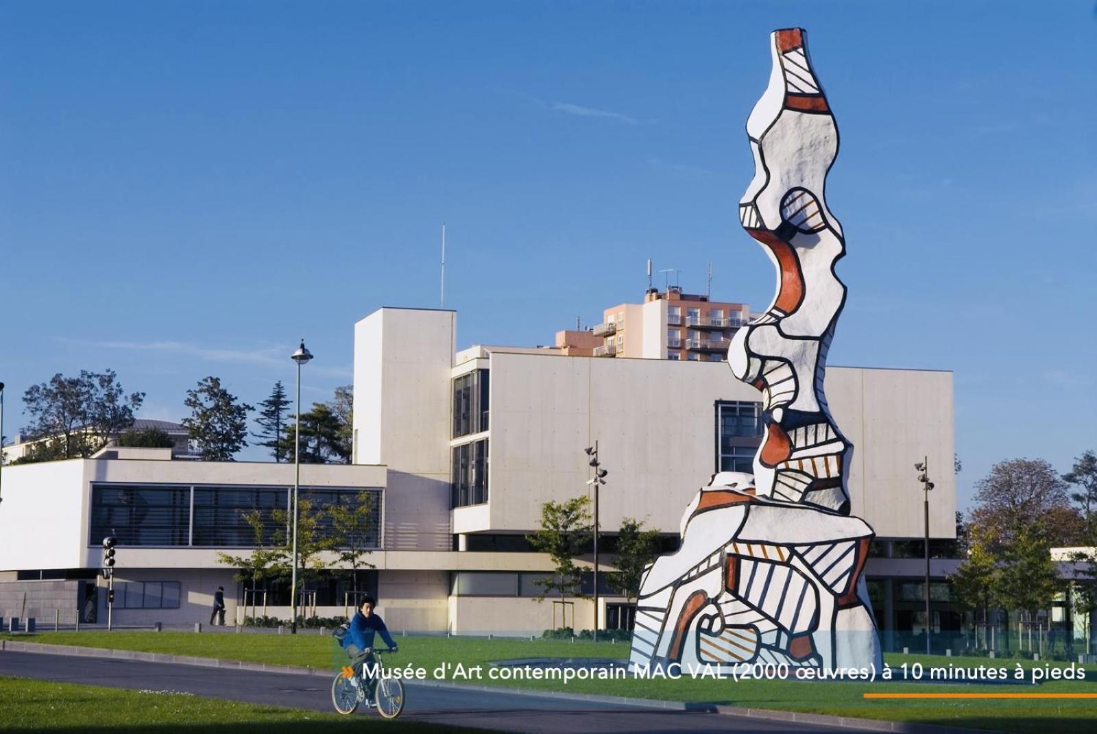 Appartement Parisien Neuf, Moderne Avec Une Grande Salon, 2 Chambres, 4 Lits, Parking Gratuit, 15Min De Paris Et 13 Min Aeroport Orly Vitry-sur-Seine Exterior photo